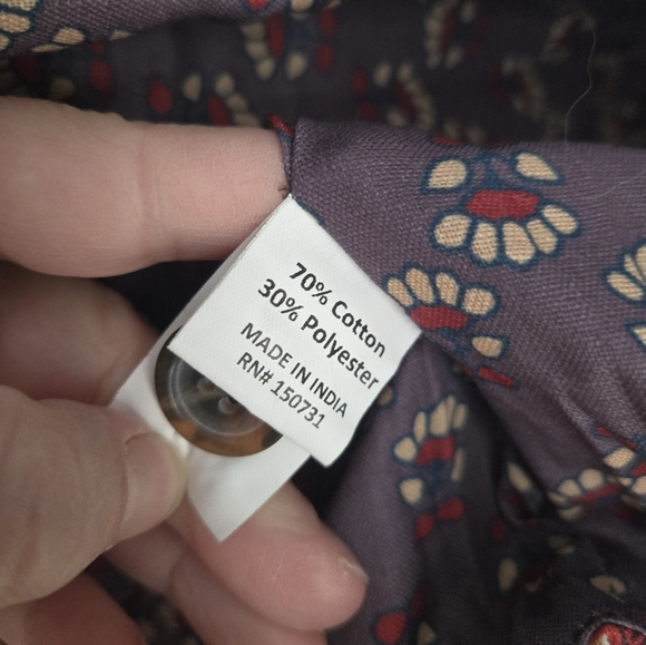 New YOUNG THREADS Colorful Patchwork Button-Up Quilted Jacket - Picture 6 of 8